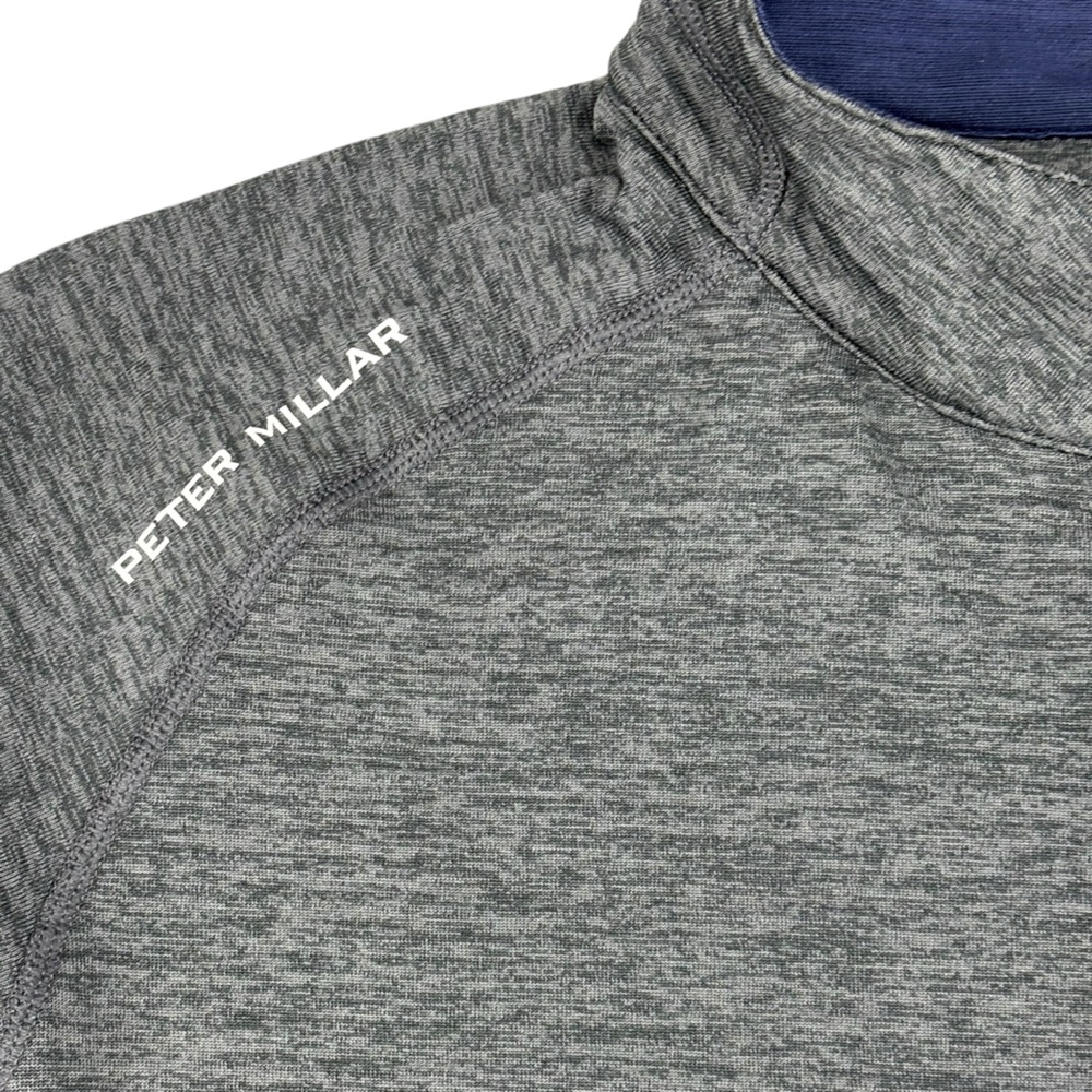 Peter Millar- Maven Performance 1/4 Zip- Color/Iron- Large- Excellent Condition! - Picture 3 of 9